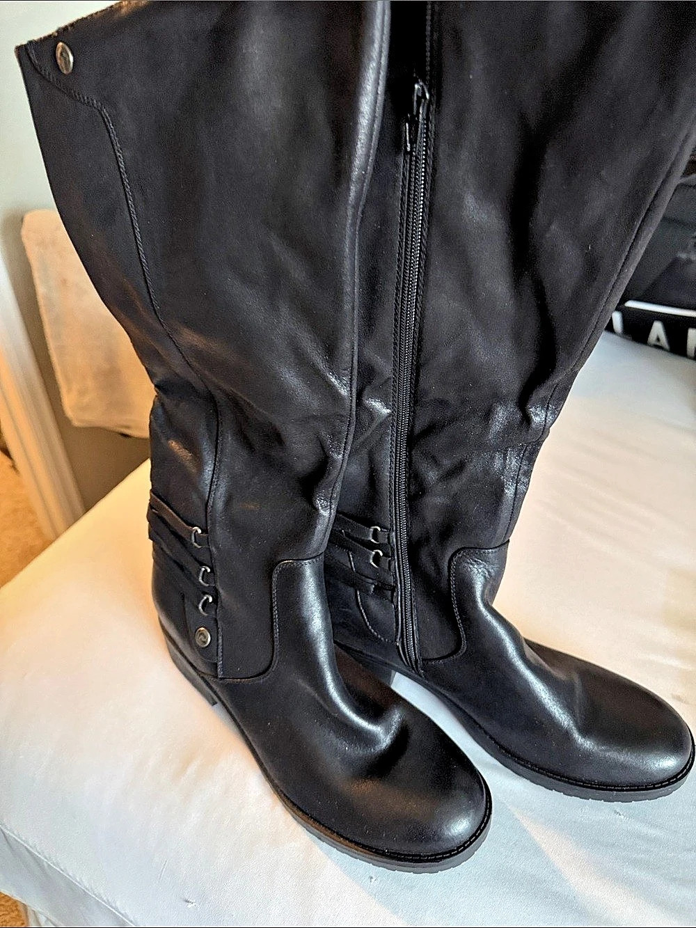 Baretraps Black Over-the-Knee Boots US 11